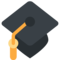 Graduation Cap emoji on Twitter